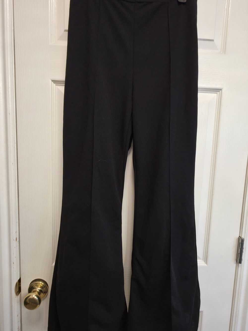 Women’s Black Flared Ponte Pants